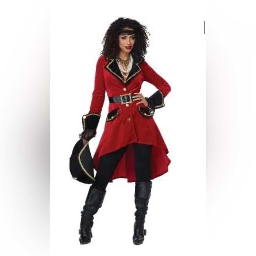California Costumes High Seas Heroine Costume- women’s pirate costume size large